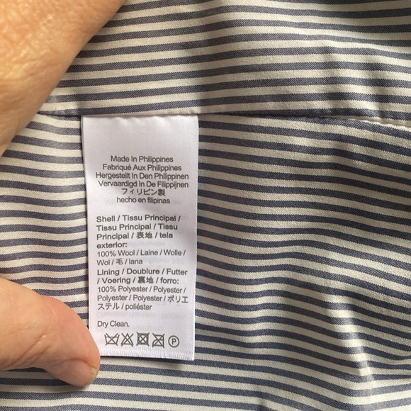 J. Crew English Wool Herringbone Parke Blazer in Pine, size 8 - Picture 5 of 5